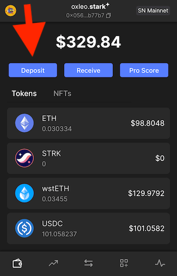 Step 1: Bridging Crypto to Starknet with Orbiter